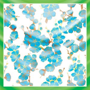 khăn bandana lụa silk họa tiết hoa - Mã 44 45 khăn bandana lụa silk họa tiết hoa - Mã 44 44