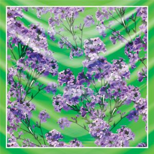 khăn bandana lụa silk họa tiết hoa - Mã 43 44