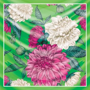 khăn bandana lụa silk họa tiết hoa - Mã 47 45 khăn bandana lụa silk họa tiết hoa - Mã 47 44