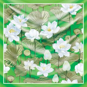 khăn bandana lụa silk họa tiết hoa - Mã 10 45 khăn bandana lụa silk họa tiết hoa - Mã 10 44