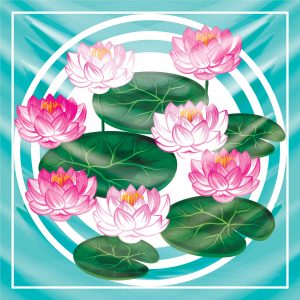 khăn bandana lụa silk họa tiết hoa - Mã 19 47 khăn bandana lụa silk họa tiết hoa - Mã 19 46