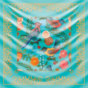 khăn bandana lụa silk họa tiết hoa - Mã 20 47 khăn bandana lụa silk họa tiết hoa - Mã 20 46