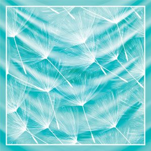 khăn bandana lụa silk họa tiết hoa - Mã 31 46