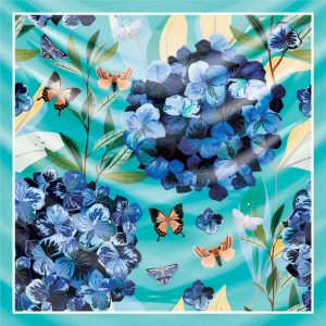 khăn bandana lụa silk họa tiết hoa - Mã 35 47 khăn bandana lụa silk họa tiết hoa - Mã 35 46