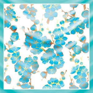 khăn bandana lụa silk họa tiết hoa - Mã 44 47 khăn bandana lụa silk họa tiết hoa - Mã 44 46