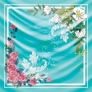 khăn bandana lụa silk họa tiết hoa - Mã 06 47 khăn bandana lụa silk họa tiết hoa - Mã 06 46