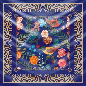 khăn bandana lụa silk họa tiết hoa - Mã 20 49 khăn bandana lụa silk họa tiết hoa - Mã 20 48