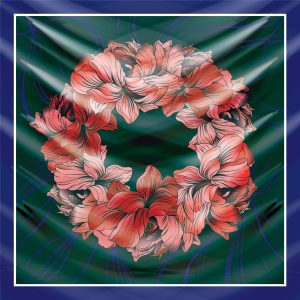 khăn bandana lụa silk họa tiết hoa - Mã 28 49 khăn bandana lụa silk họa tiết hoa - Mã 28 48