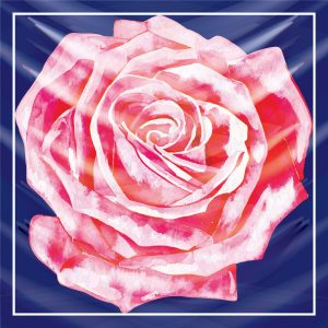 khăn bandana lụa silk họa tiết hoa - Mã 30 48