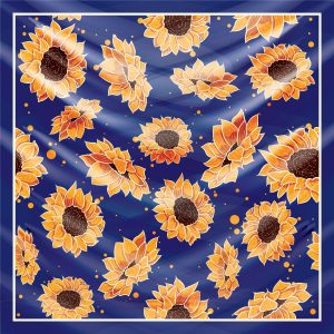 khăn bandana lụa silk họa tiết hoa - Mã 40 49 khăn bandana lụa silk họa tiết hoa - Mã 40 48