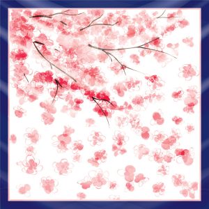 khăn bandana lụa silk họa tiết hoa - Mã 46 48