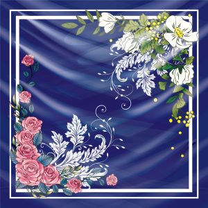 khăn bandana lụa silk họa tiết hoa - Mã 06 49 khăn bandana lụa silk họa tiết hoa - Mã 06 48