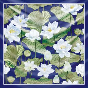 khăn bandana lụa silk họa tiết hoa - Mã 10 49 khăn bandana lụa silk họa tiết hoa - Mã 10 48