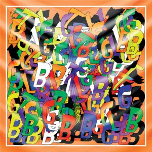 khăn bandana lụa silk họa tiết graffiti - Lgbt - mã 05 19 khăn bandana lụa silk họa tiết graffiti - Lgbt - mã 05 18