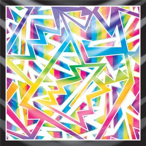 khăn bandana lụa silk họa tiết graffiti - Lgbt - mã 11 20