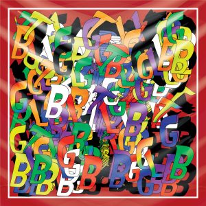 khăn bandana lụa silk họa tiết graffiti - Lgbt - mã 05 23 khăn bandana lụa silk họa tiết graffiti - Lgbt - mã 05 22