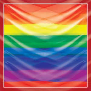 khăn bandana lụa silk họa tiết graffiti - Lgbt - mã 09 22