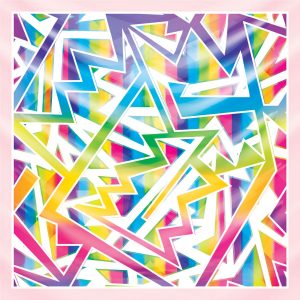 khăn bandana lụa silk họa tiết graffiti - Lgbt - mã 11 26