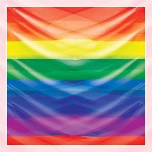 khăn bandana lụa silk họa tiết graffiti - Lgbt - mã 09 26