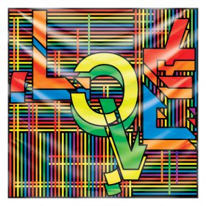 khăn bandana lụa silk họa tiết graffiti - Lgbt - mã 08 30