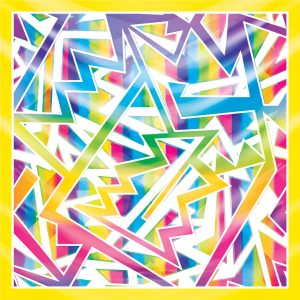 khăn bandana lụa silk họa tiết graffiti - Lgbt - mã 11 34