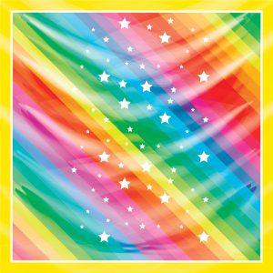 khăn bandana lụa silk họa tiết graffiti - Lgbt - mã 14 34