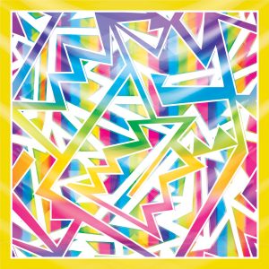 khăn bandana lụa silk họa tiết graffiti - Lgbt - mã 11 36