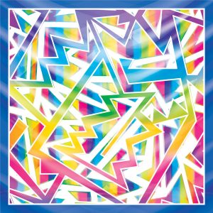 khăn bandana lụa silk họa tiết graffiti - Lgbt - mã 11 38