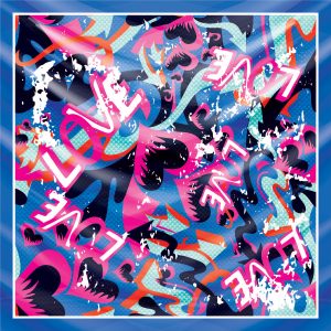 khăn bandana lụa silk họa tiết graffiti - Lgbt - mã 12 38