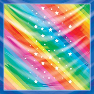 khăn bandana lụa silk họa tiết graffiti - Lgbt - mã 14 38