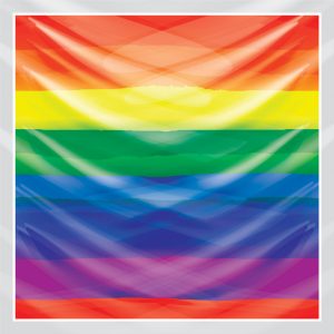 khăn bandana lụa silk họa tiết graffiti - Lgbt - mã 09 42