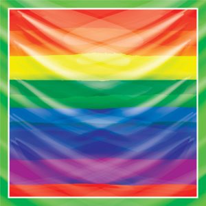 khăn bandana lụa silk họa tiết graffiti - Lgbt - mã 09 44
