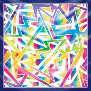 khăn bandana lụa silk họa tiết graffiti - Lgbt - mã 11 48