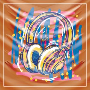 khăn bandana lụa silk họa tiết Graffiti - Music - mã 07 29 khăn bandana lụa silk họa tiết Graffiti - Music - mã 07 28