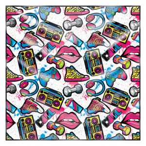 khăn bandana lụa silk họa tiết Graffiti - Music - mã 02 31 khăn bandana lụa silk họa tiết Graffiti - Music - mã 02 30
