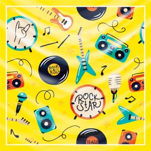 khăn bandana lụa silk họa tiết Graffiti - Music - mã 09 35 khăn bandana lụa silk họa tiết Graffiti - Music - mã 09 34