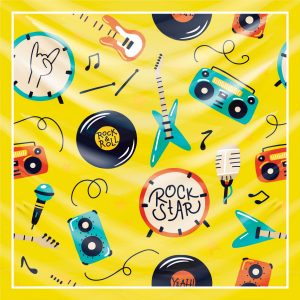 khăn bandana lụa silk họa tiết Graffiti - Music - mã 09 37 khăn bandana lụa silk họa tiết Graffiti - Music - mã 09 36