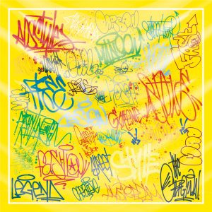 khăn bandana lụa silk họa tiết graffiti - hiphop - Mã 06 41 khăn bandana lụa silk họa tiết graffiti - hiphop - Mã 06 40