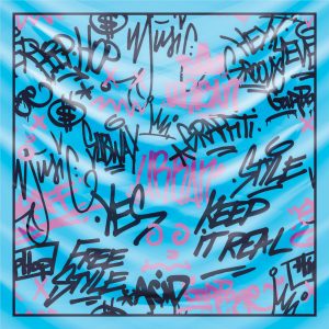 khăn bandana lụa silk họa tiết graffiti - hiphop - Mã 08 47 khăn bandana lụa silk họa tiết graffiti - hiphop - Mã 08 46