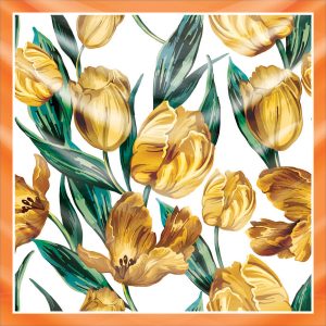 khăn bandana lụa silk họa tiết hoa - Mã 54 19 khăn bandana lụa silk họa tiết hoa - Mã 54 18