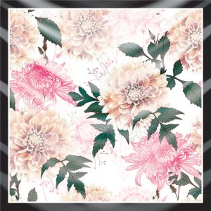 khăn bandana lụa silk họa tiết hoa - Mã 48 20