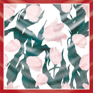 khăn bandana lụa silk họa tiết hoa - Mã 51 23 khăn bandana lụa silk họa tiết hoa - Mã 51 22