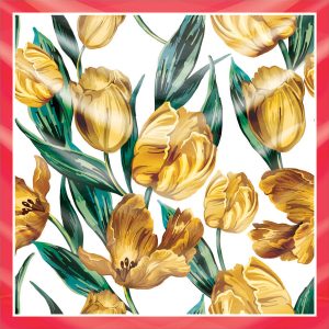 khăn bandana lụa silk họa tiết hoa - Mã 54 25 khăn bandana lụa silk họa tiết hoa - Mã 54 24