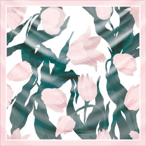 khăn bandana lụa silk họa tiết hoa - Mã 51 27 khăn bandana lụa silk họa tiết hoa - Mã 51 26