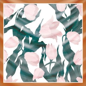 khăn bandana lụa silk họa tiết hoa - Mã 51 29 khăn bandana lụa silk họa tiết hoa - Mã 51 28