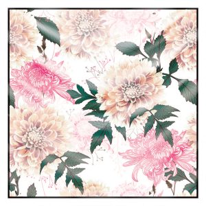 khăn bandana lụa silk họa tiết hoa - Mã 48 30