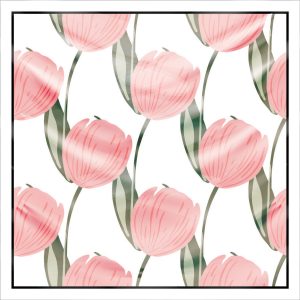 khăn bandana lụa silk họa tiết hoa - Mã 52 30