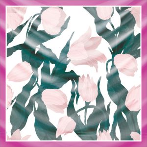 khăn bandana lụa silk họa tiết hoa - Mã 51 33 khăn bandana lụa silk họa tiết hoa - Mã 51 32