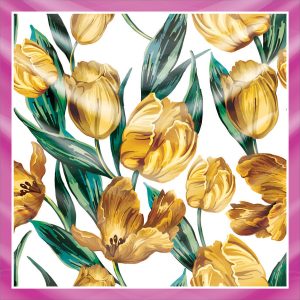 khăn bandana lụa silk họa tiết hoa - Mã 54 33 khăn bandana lụa silk họa tiết hoa - Mã 54 32