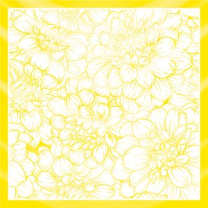 khăn bandana lụa silk họa tiết hoa - Mã 49 34